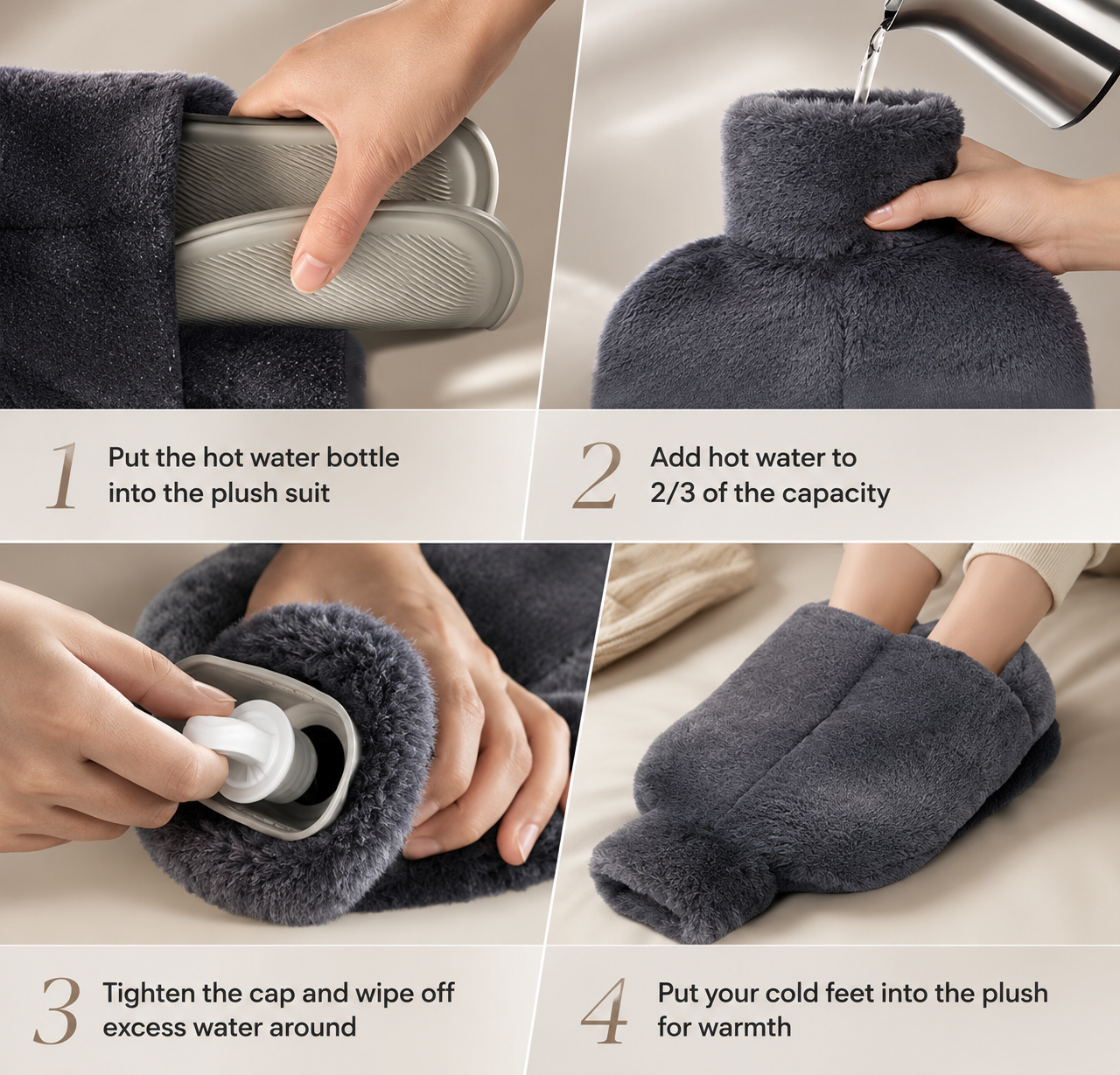 Wrapped in Winter™ Feet Plushy - Cozy Foot Warmer